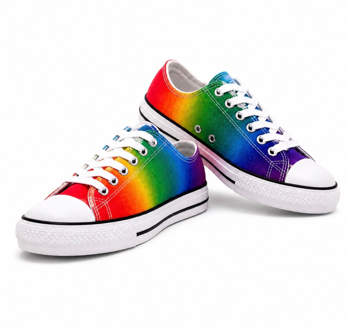 PRE-ORDER | Rainbow Blend Canvas Sneakers