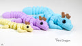 Mini Dragon – Articulated Flexi Dragon (3 Sizes) | Designed by ZOU3D